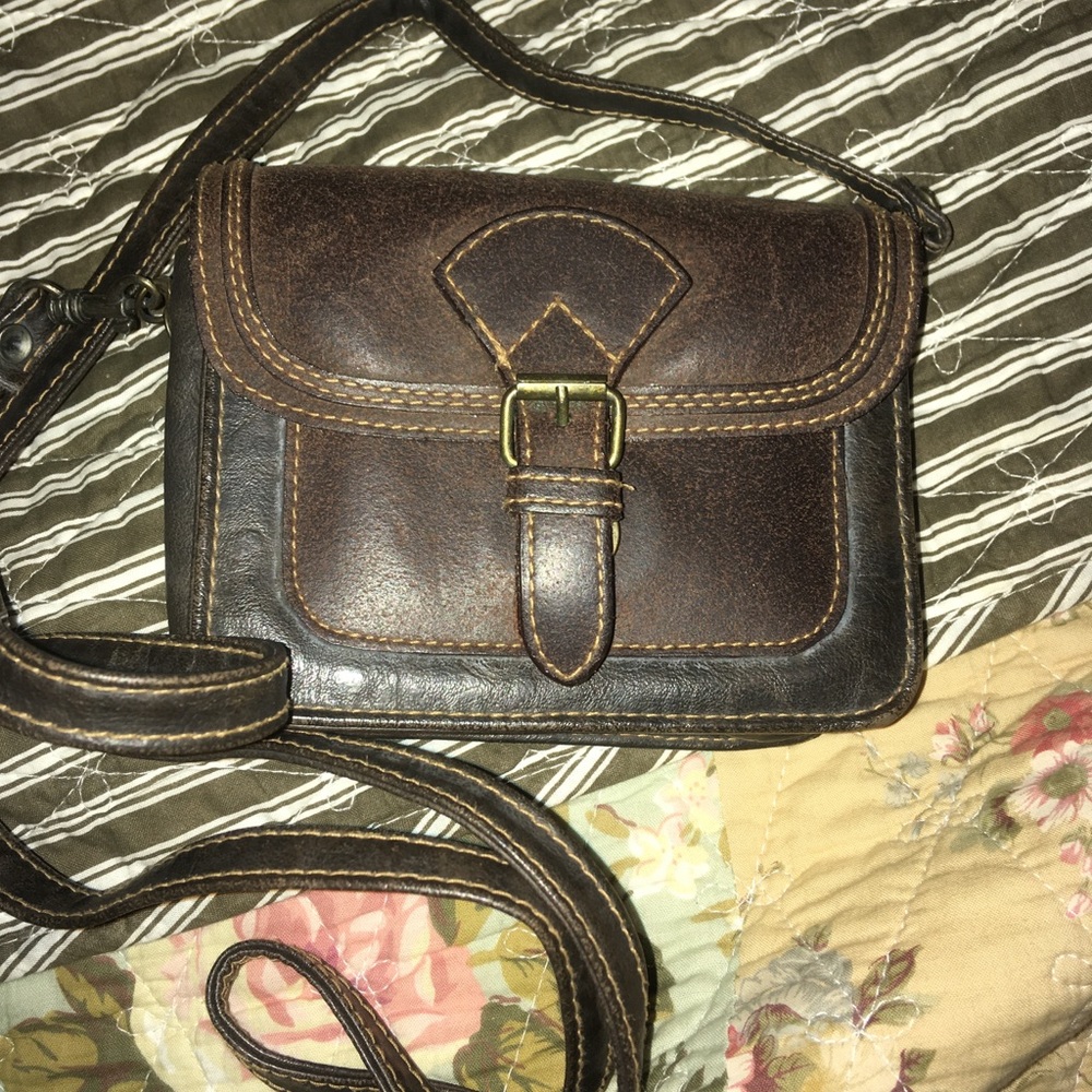 Small leather bag